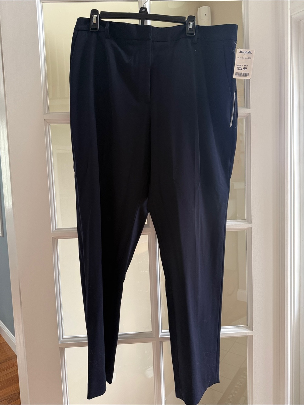 Womens Classic Navy Dress Pants
